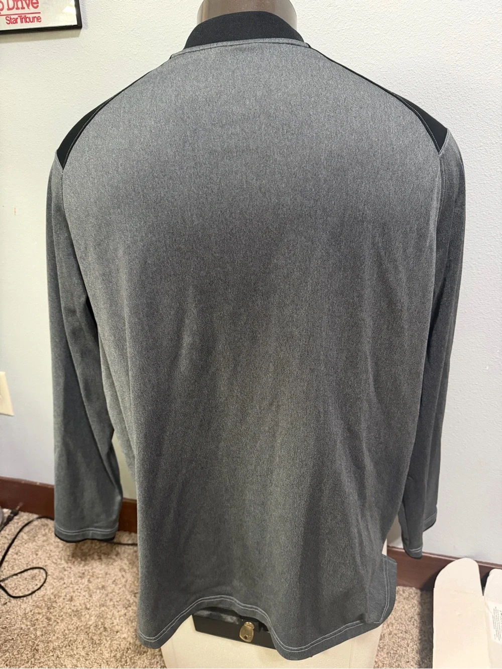 Nike DriFit Colorado Buffaloes Black & Gray Quarter-Zip Pullover